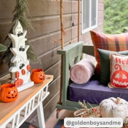 Ghost Stack BOO Wooden Figurine 16x6.5x2