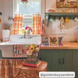 Annie Check Multicolor Harvest Tea Towel Set of 3