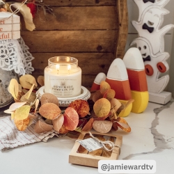 Candy Corn Wood Decor Set of 3 Sizes