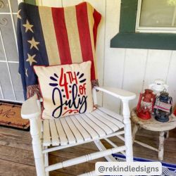 4th Of July Pillow 18x18