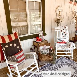 Old Glory Throw Woven 50x60