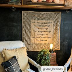 Custom House Black Tan Jacquard Quilted Lap Throw 34Wx34L