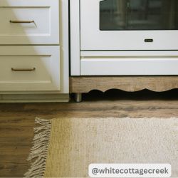 Burlap Natural Chindi/Rag Rug 36x60